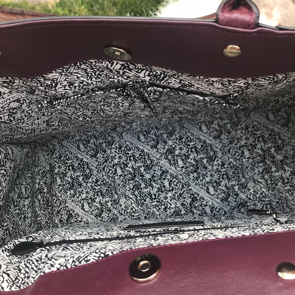 Rebecca Minkoff Burgundy Mab Tote - Picture 4 of 10